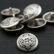 Silver Regiment Metal Shank Button 22 mm