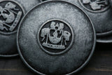 Gunmetal Shank Button 25 mm