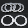 Silver Flat O Ring 2 Inch