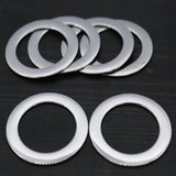 Silver Flat O Ring 2 Inch