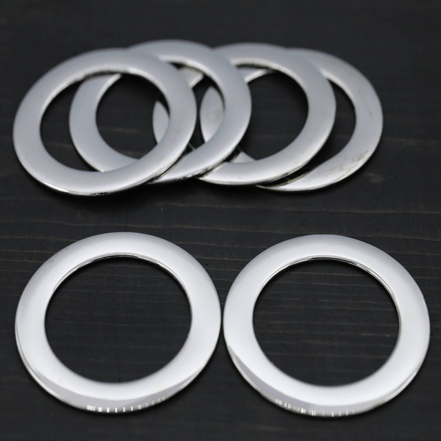 Silver Flat O Ring 2 Inch