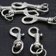 Lobster Clasp Silver Swivel Heavy Duty