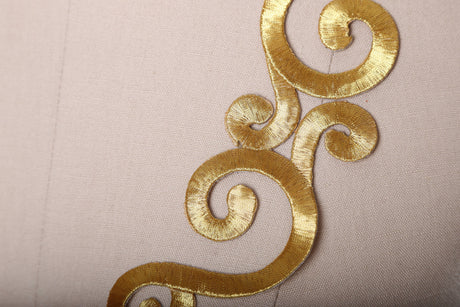 Metallic Gold Iron-On Applique Patch