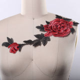 Embroidered Flower Applique Patch
