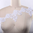 Beaded Bridal Lace Trim 3 Inch White Ivory