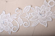 Beaded Floral Bridal Lace Trim