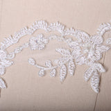 Beaded Lace Trim White Ivory 2 Inch