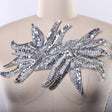 Sequin Patch Silver Oversized