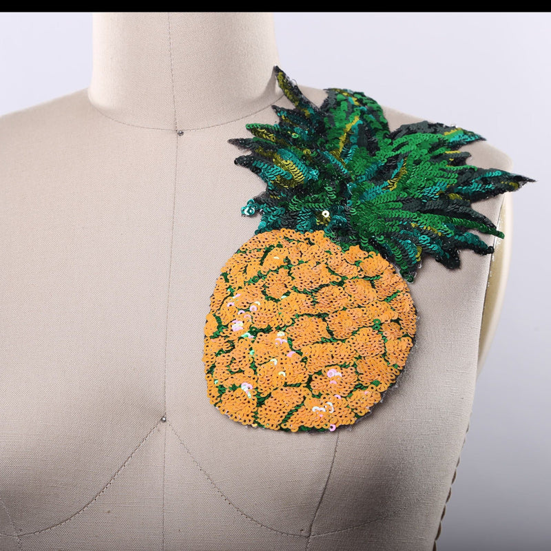 Pineapple Sequin Iron-On Patch