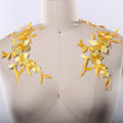 Iron-On Yellow Flower Patches
