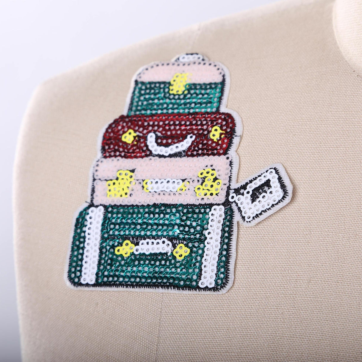 Luggage Design Iron-On Patch