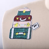 Luggage Design Iron-On Patch