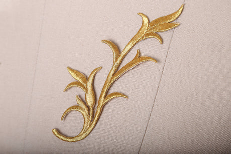 Leaf Embroidery Patch Pair