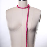 Satin Rope Trim Hot Pink 7mm