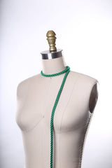 Satin Rope Trim Bright Green 7mm
