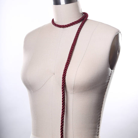 Satin Rope Trim Burgundy 7mm