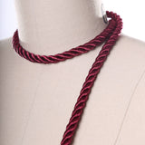 Satin Rope Trim Burgundy 7mm