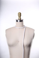 Satin Cord Rope Trim White 7mm