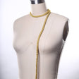 Satin Rope Trim Gold 7mm