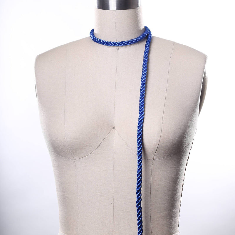 Satin Rope Trim Royal Blue 7mm