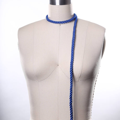 Satin Rope Trim Royal Blue 7mm