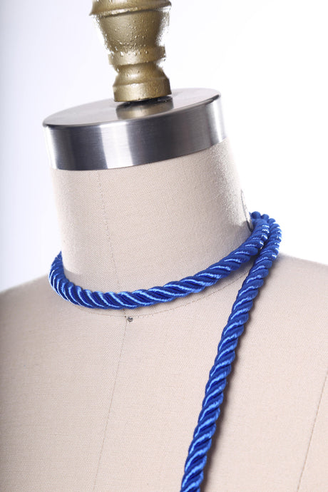 Satin Rope Trim Royal Blue 7mm