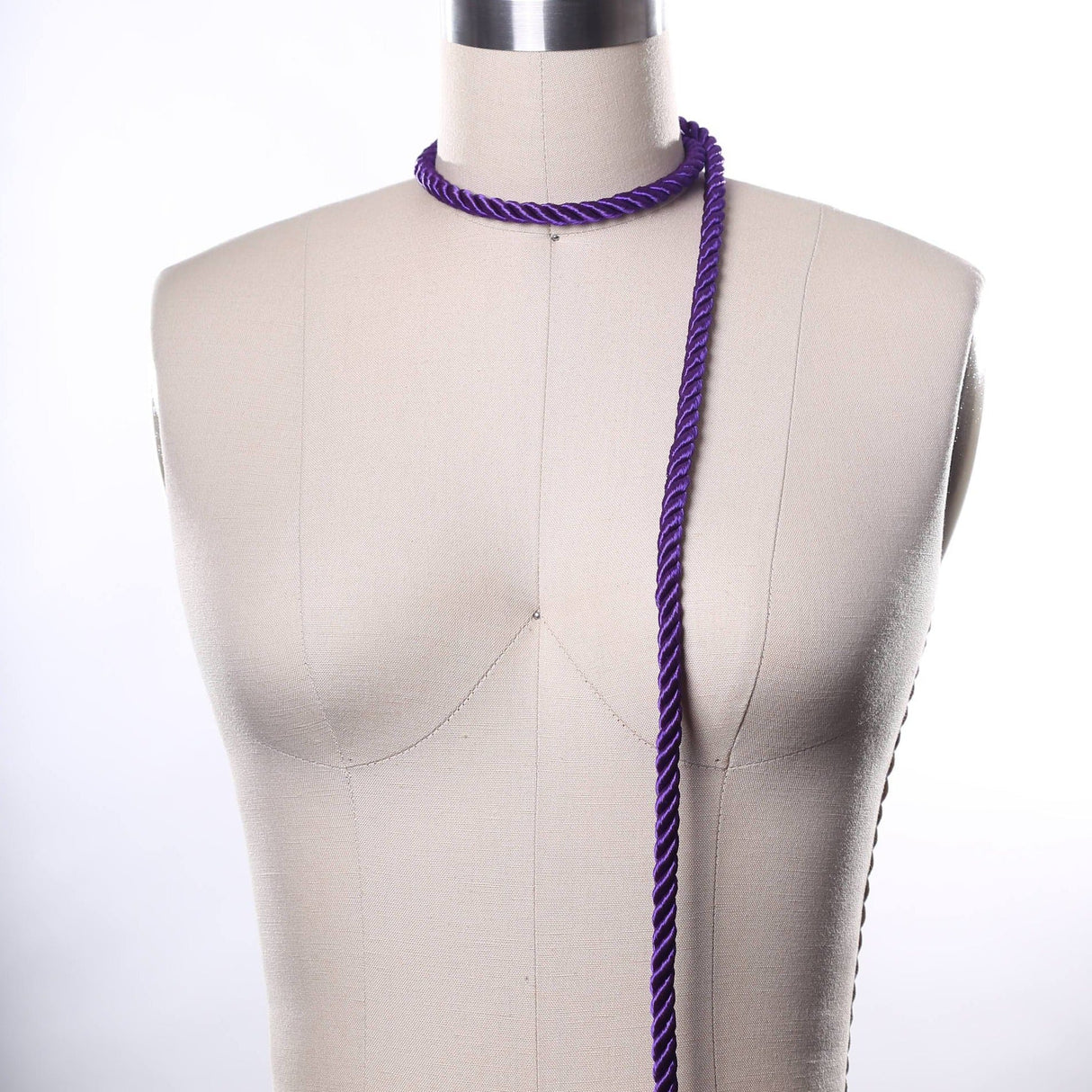 Purple Satin Rope Trim 7mm