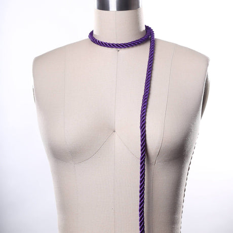 Purple Satin Rope Trim 7mm
