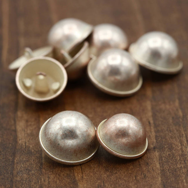 Rose Gold Metal Dome Shank Button