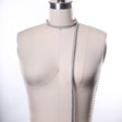 Satin Cord Rope Trim Light Grey 1/4"