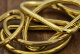 D Rings Gold Metal 1.25 Inch