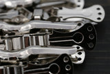 Bow Tie Clips Metal Silver 2.75in