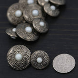Shank Button with Pearl Center 20mm