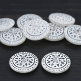 Decorative Plastic Button 27mm Pin Wheel