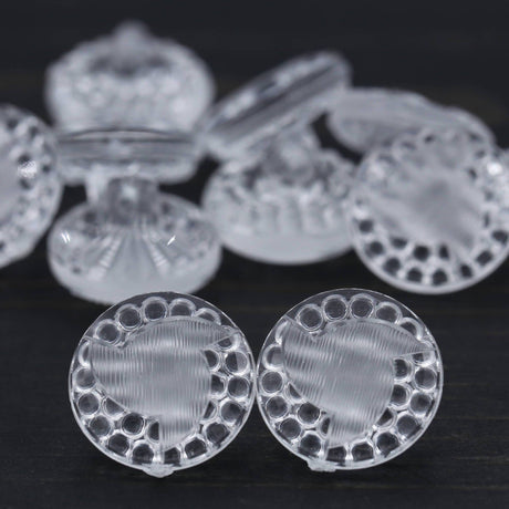 Clear Plastic Shank Button