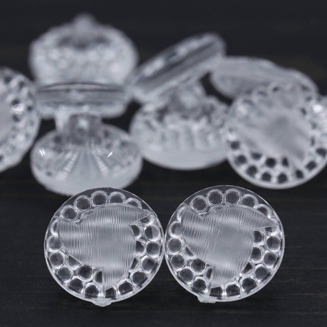 Clear Plastic Shank Button