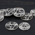 Metal Button Antique Silver 36L