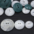 Plastic Button Carrera Marble 2-Hole