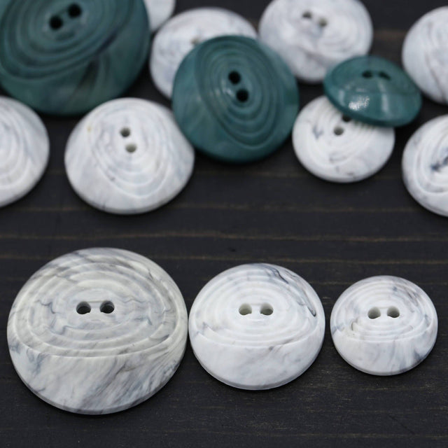 Plastic Button Carrera Marble 2-Hole