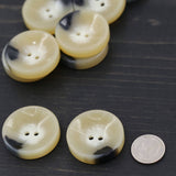 Plastic Coat Button Beige 48L 30mm