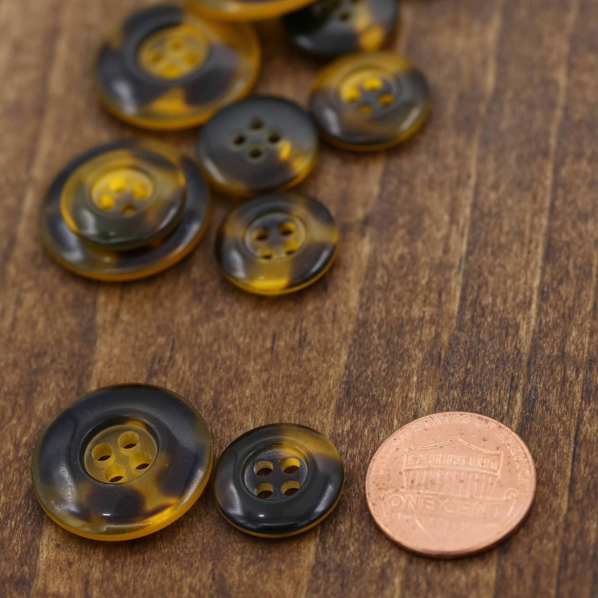 Cheetah Plastic Button 12-Pack