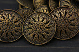 Metal Bronze Shank Button