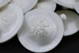 Shank Button Pearl White