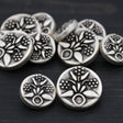 Silver Metal Shank Button 4-Pack