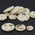 Clear Plastic Button 28mm 2-Hole