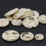Clear Plastic Button 28mm 2-Hole