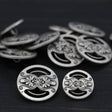 Silver Metal Shank Button Set
