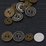 Western Metal Shirt Button 4-Pack