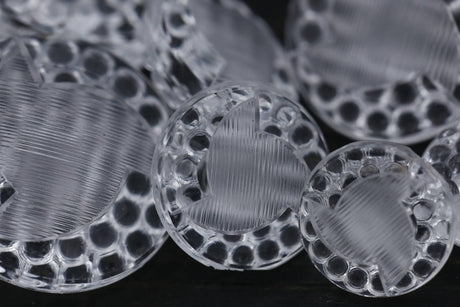 Clear Plastic Shank Button