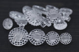 Clear Plastic Shank Button